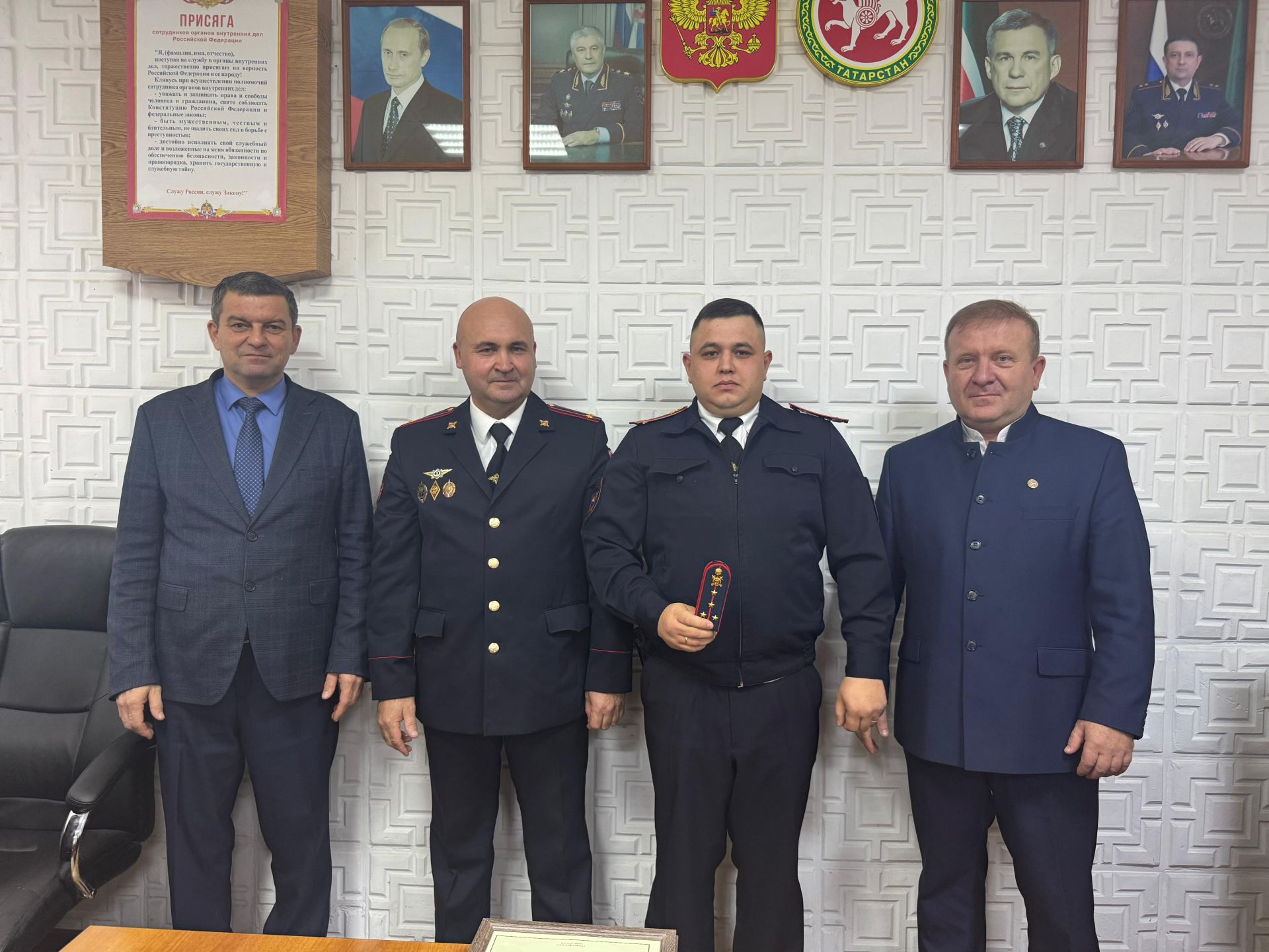 В Дрожжановском районе РТ чествовали сотрудников органов внутренних дел