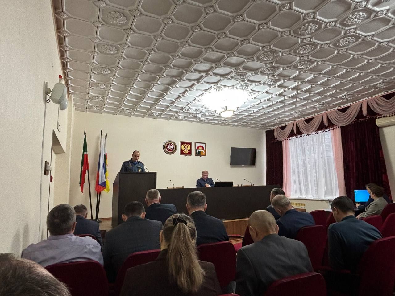 В Дрожжановском районе РТ обсудили меры по предотвращению пожаров в осенне-зимний период