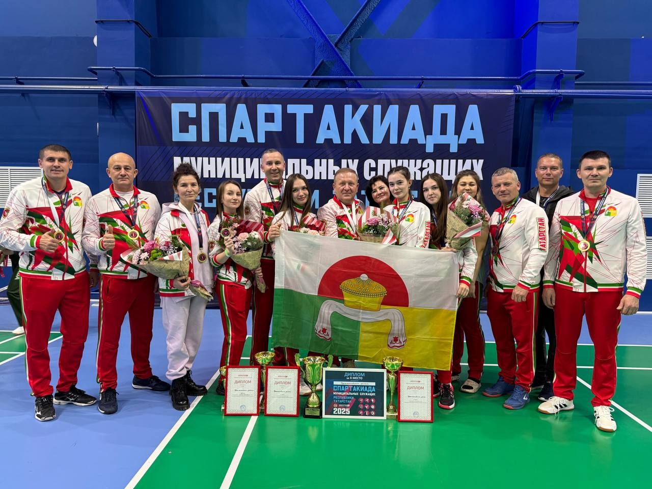 Дрожжановская команда — серебряный призёр Спартакиады муниципальных служащих РТ