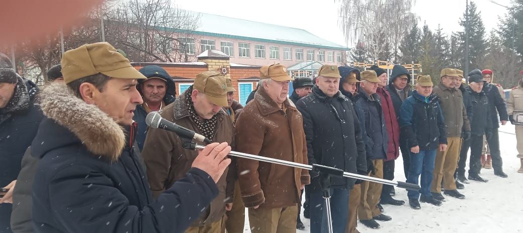 В Дрожжановском районе состоялся автопробег с участием ветеранов боевых действий в Афганистане