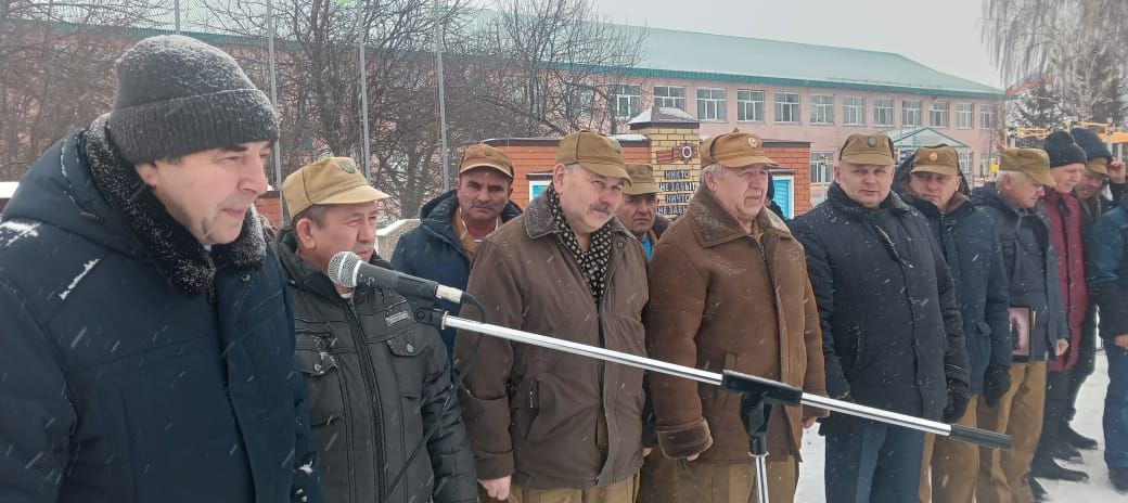 В Дрожжановском районе состоялся автопробег с участием ветеранов боевых действий в Афганистане