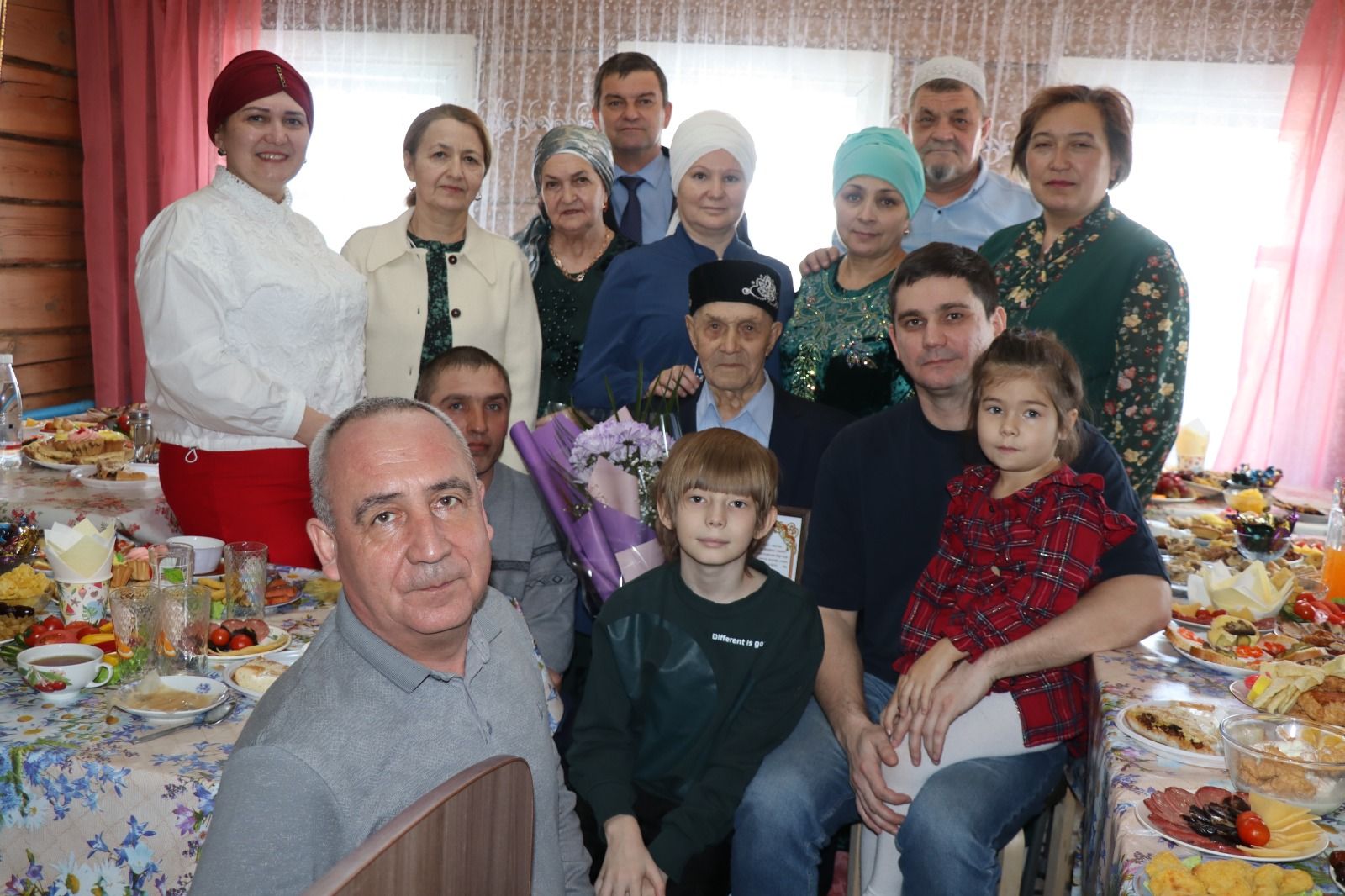 Долгожителя из села Старое Шаймурзино Дрожжановского района РТ поздравили с 90-летием