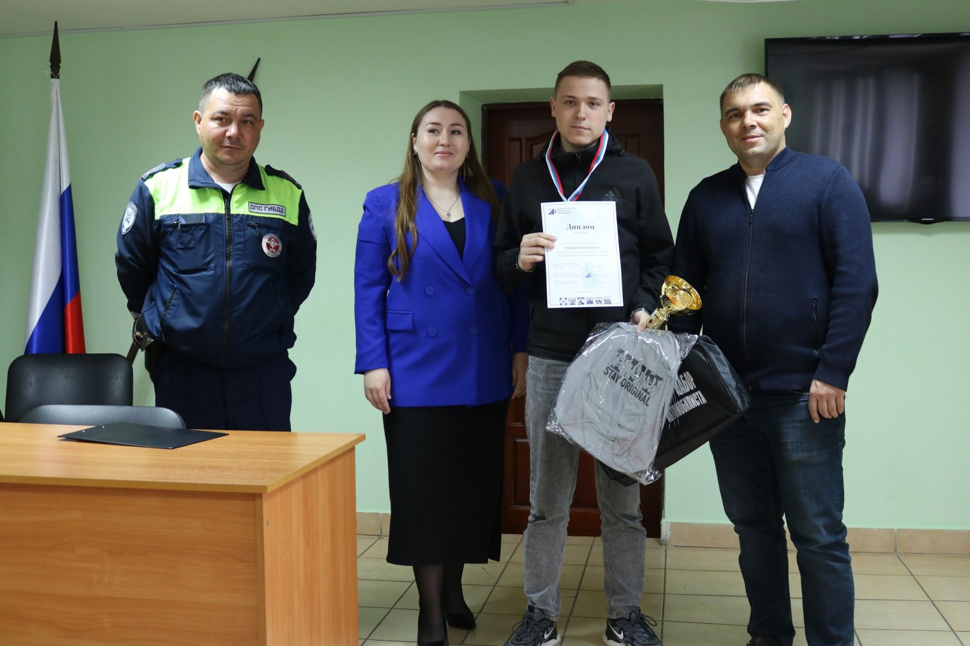 Автомногоборье в Дрожжановском техникуме: знатоки ПДД и мастера руля вышли в республиканский этап