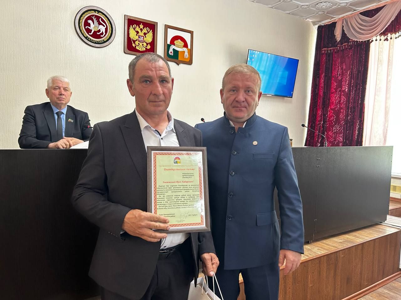 На деловом понедельнике состоялось вручение наград представителям бизнеса Дрожжановского района РТ