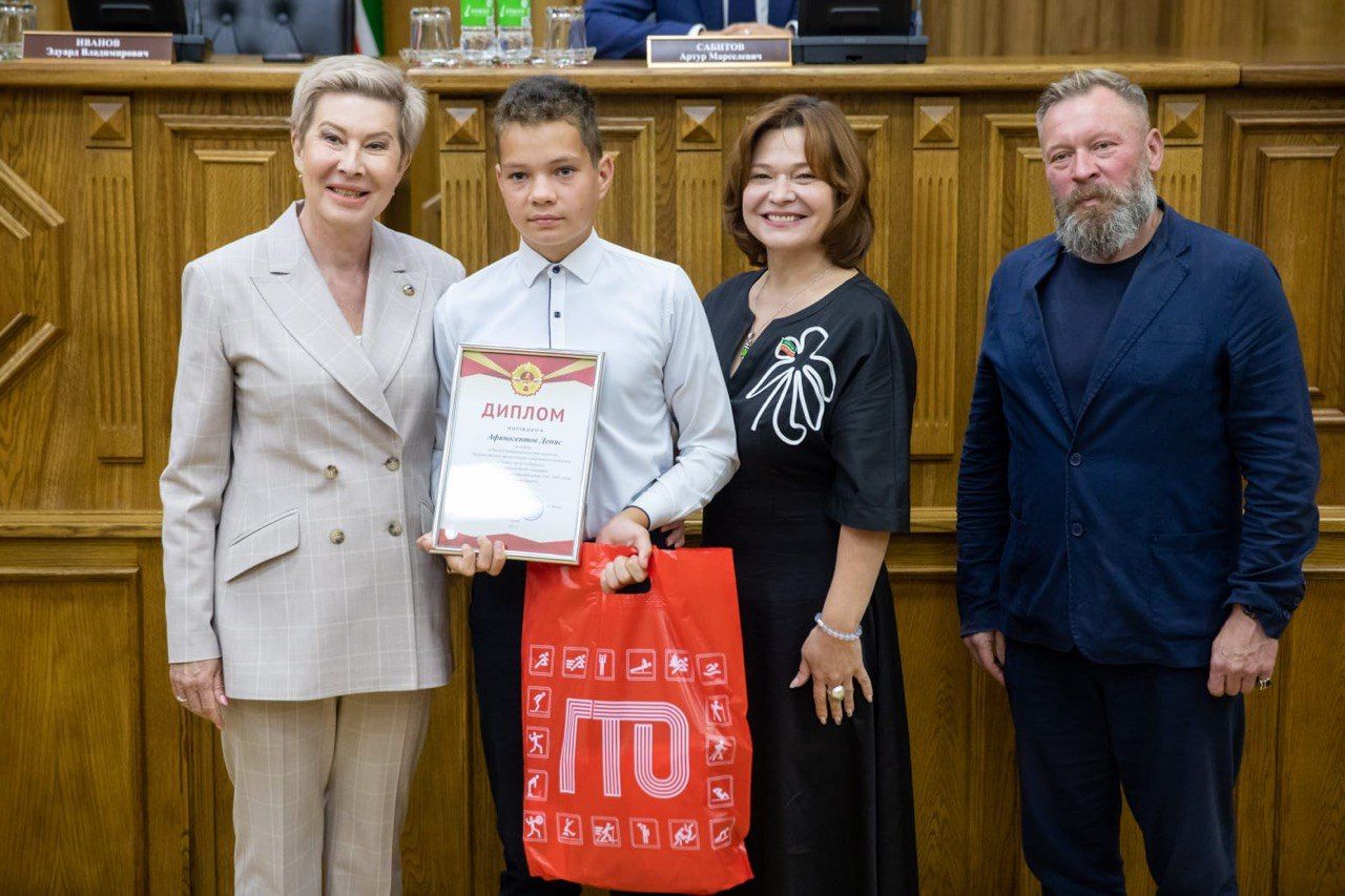 Ученик МБОУ «Новоильмовская средняя общеобразовательная школа» Денис Афиногентов — победитель республиканского конкурса проектов ГТО