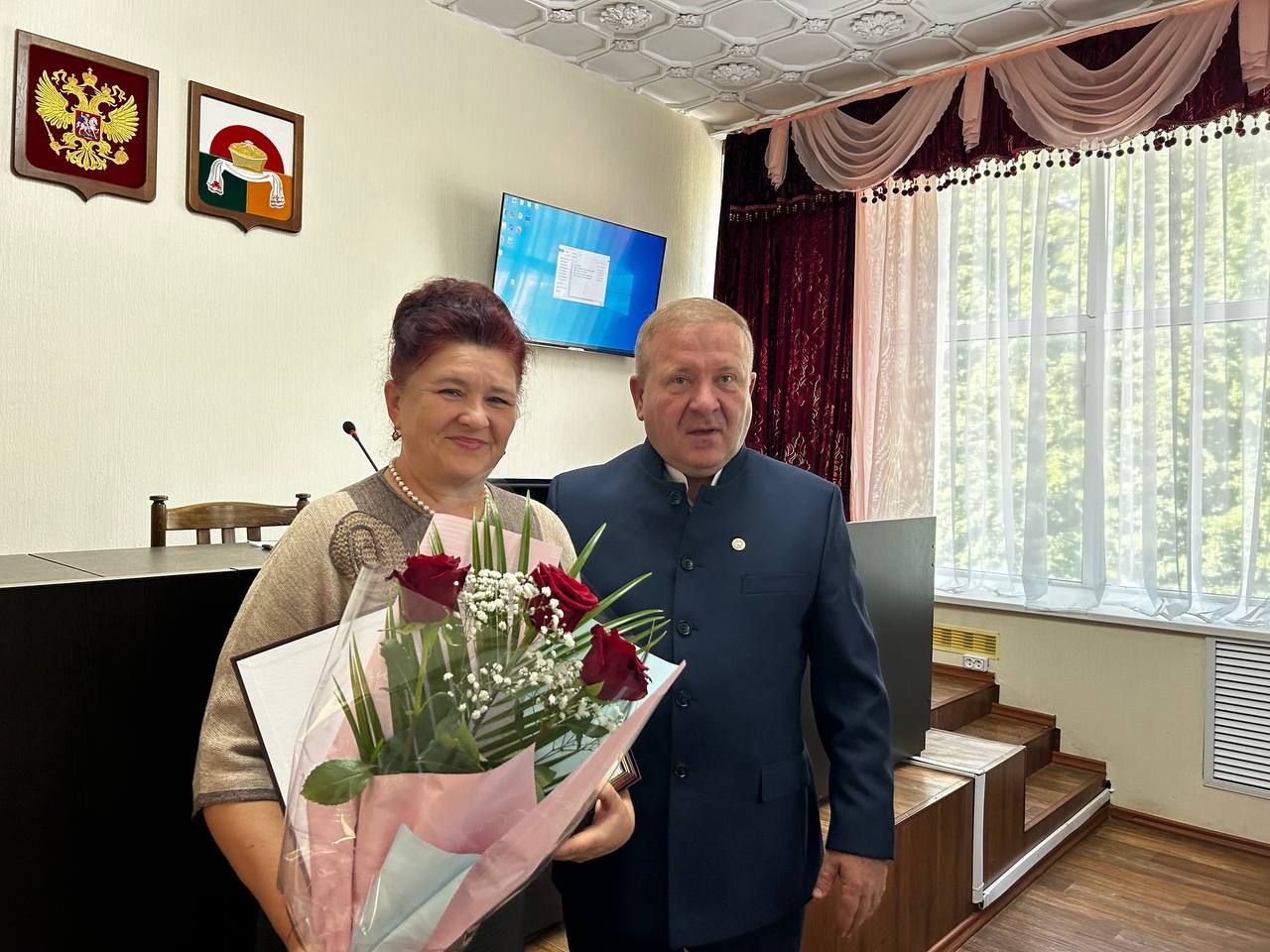 Секретарю Малоцильнинского сельского поселения вручили Благодарственное письмо Председателя Госсовета РТ
