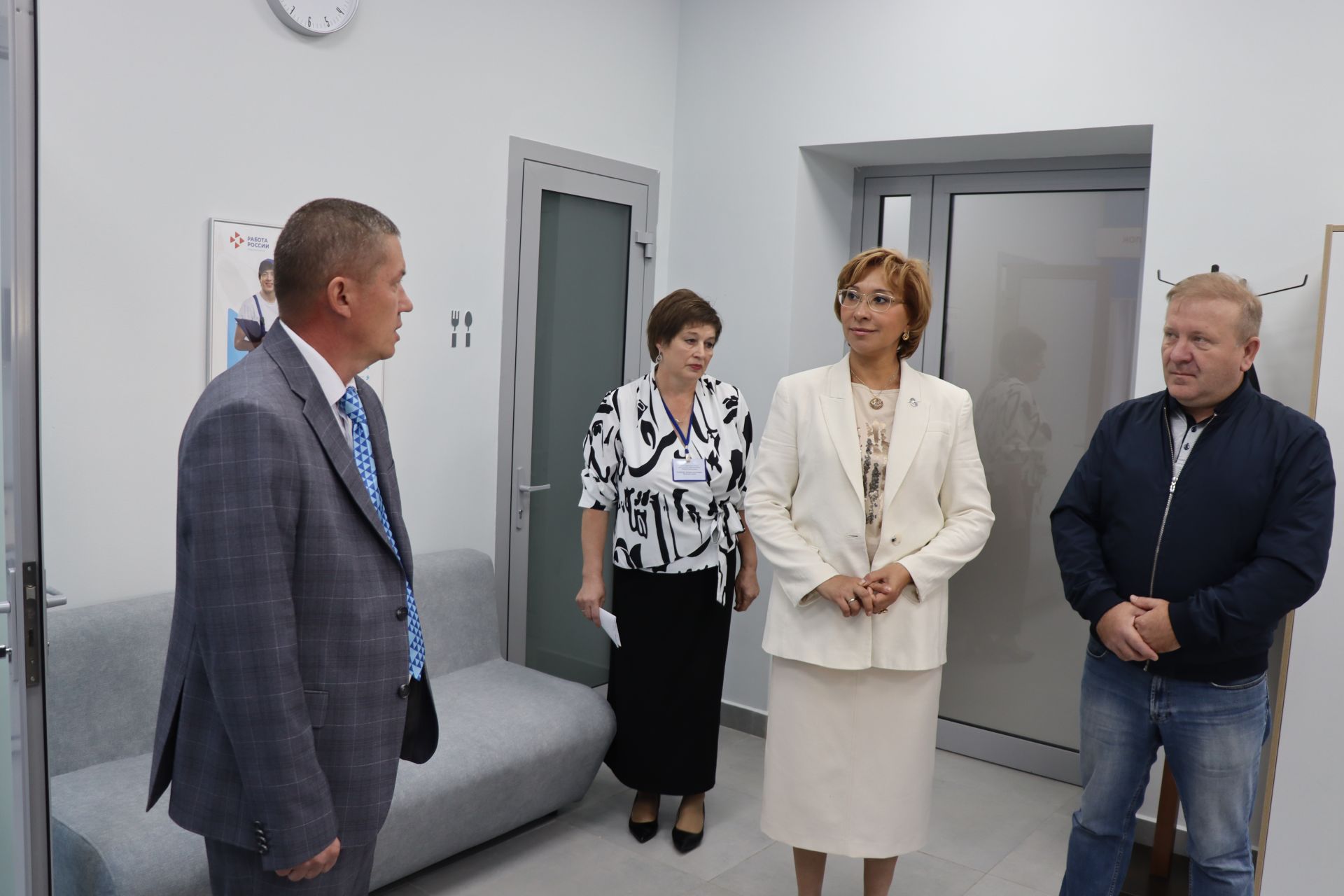 В Дрожжановском районе РТ после ремонта открылся отдел центра занятости
