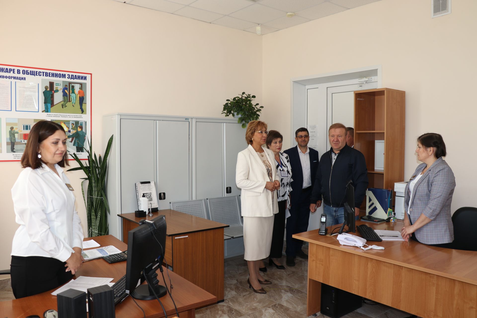 В Дрожжановском районе РТ после ремонта открылся отдел центра занятости