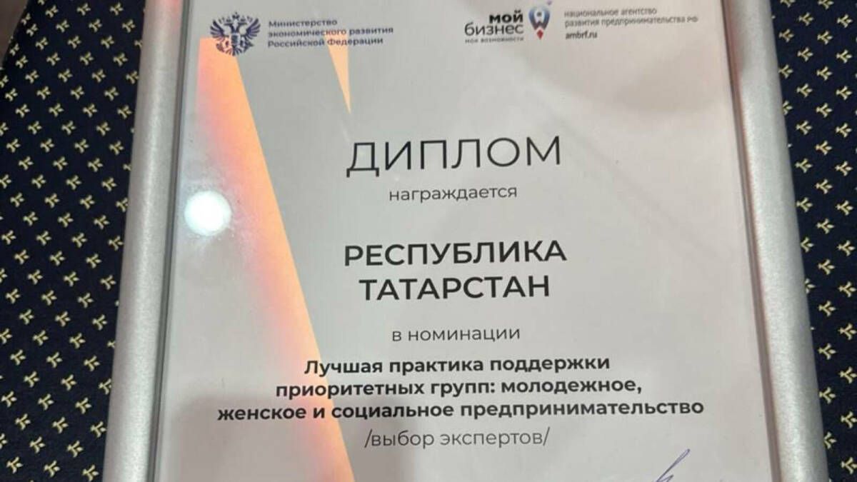 Практика поддержки молодежного предпринимательства Татарстана признана лучшей в России