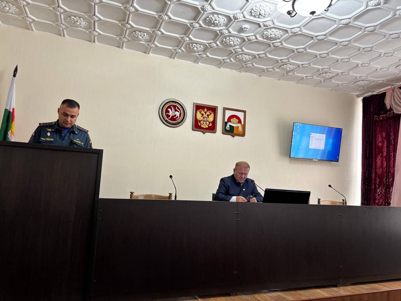 В Дрожжановском районе РТ обсудили безопасность в день голосования