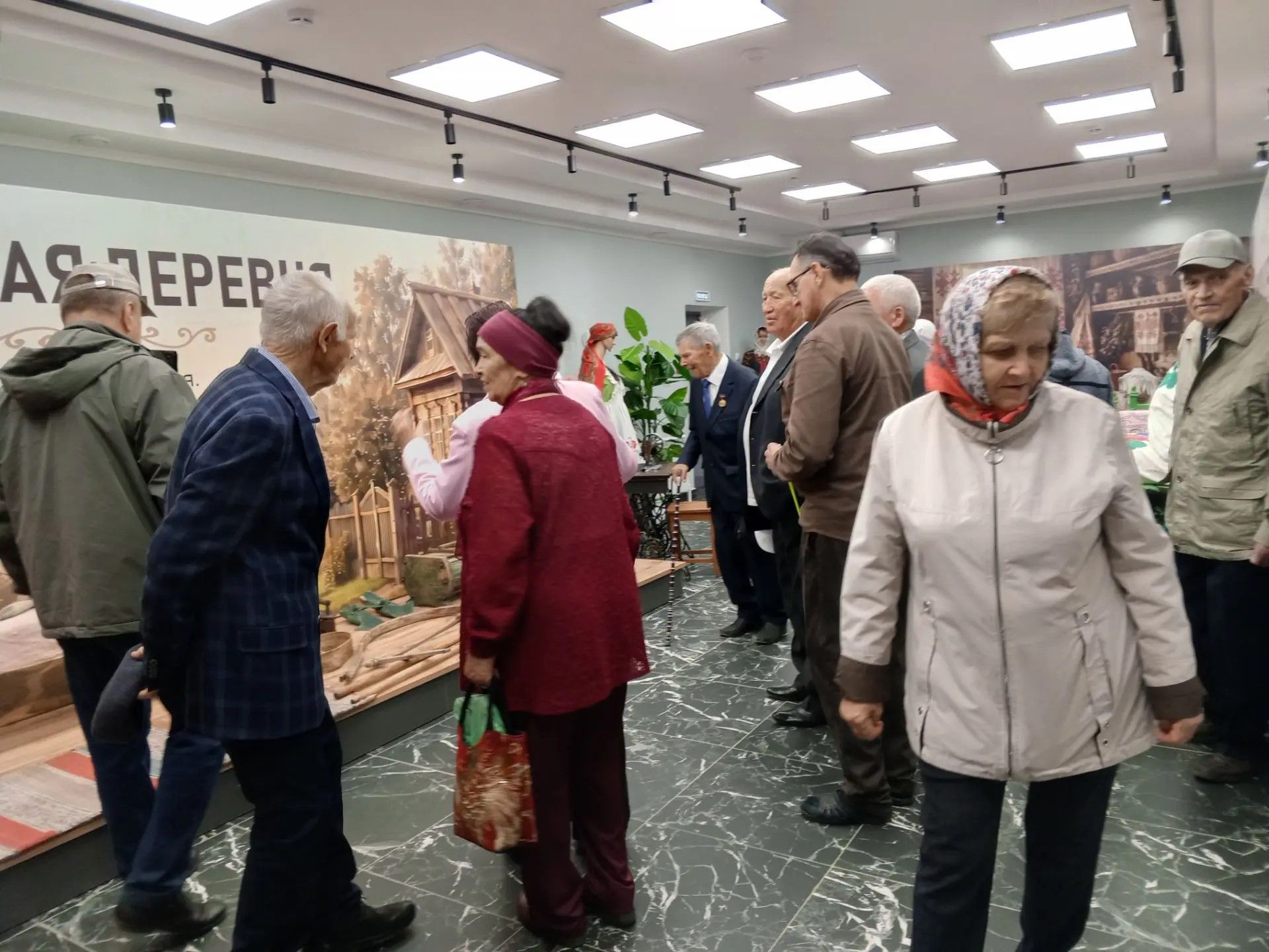 Ветераны Дрожжановского района побывали в обновлённом краеведческом музее