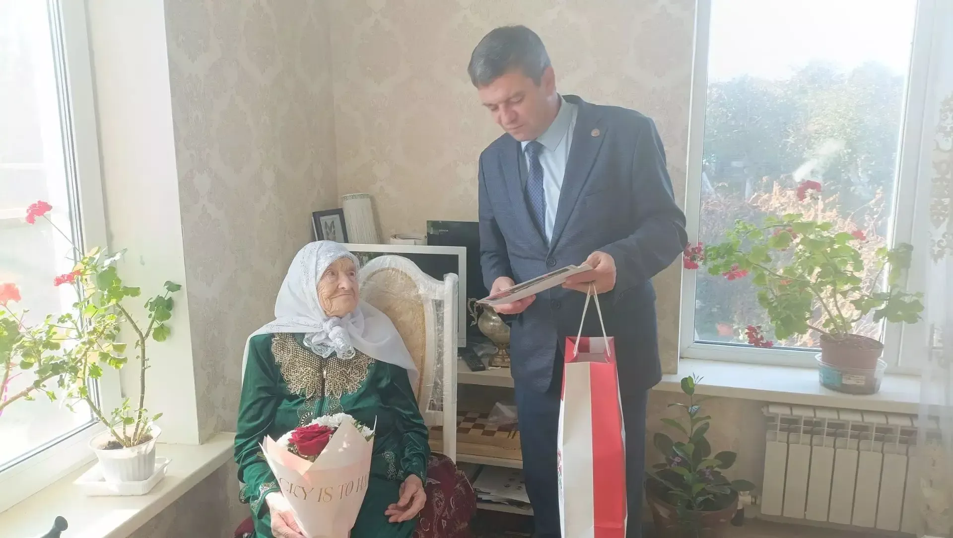 Жительница села Старое Шаймурзино Дрожжановского района РТ отметила свое 94-летие