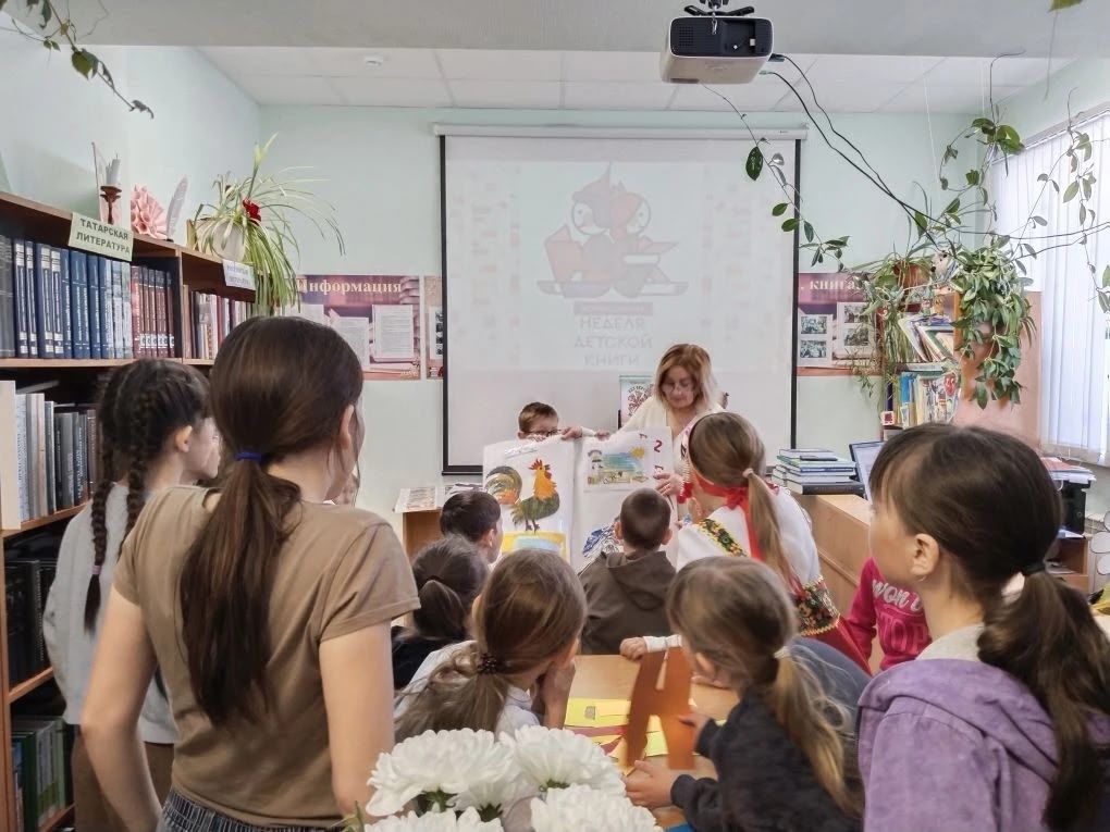 В Убеевской сельской библиотеке Дрожжановского района отметили «Книжкины именины»