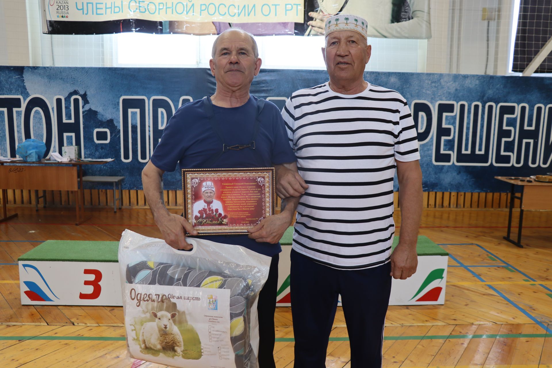 Пенсионеры Дрожжановского района поборолись за выход на республиканскую Спартакиаду