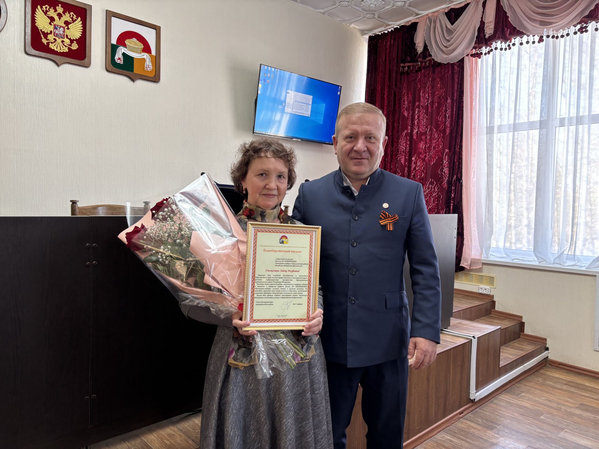 В честь 95-летия «Туган як»: сотрудники «Дрожжаное информ» удостоены наград главы района