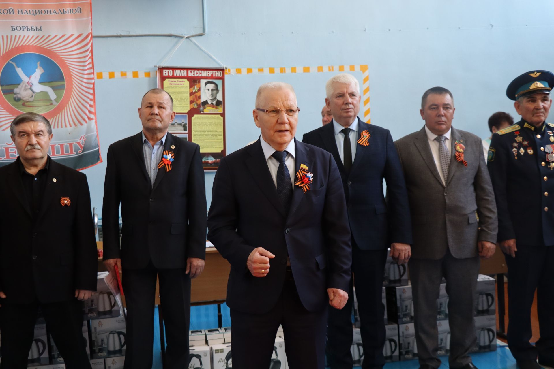 В Матакской школе Дрожжановского района почтили память Героя СССР Семена Уганина турниром по национальной борьбе