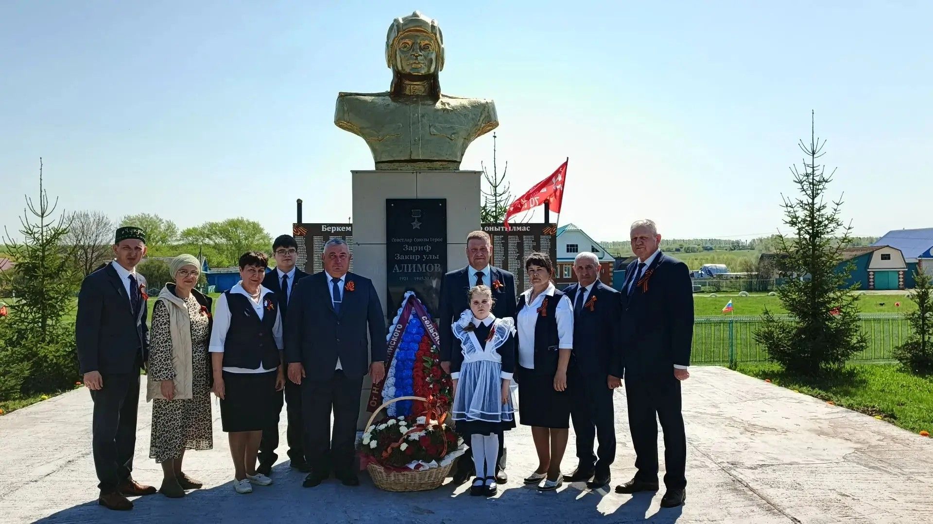 Чүпрәле районы Яңа Кәкерле авылында 9 Май- Җиңү көне!