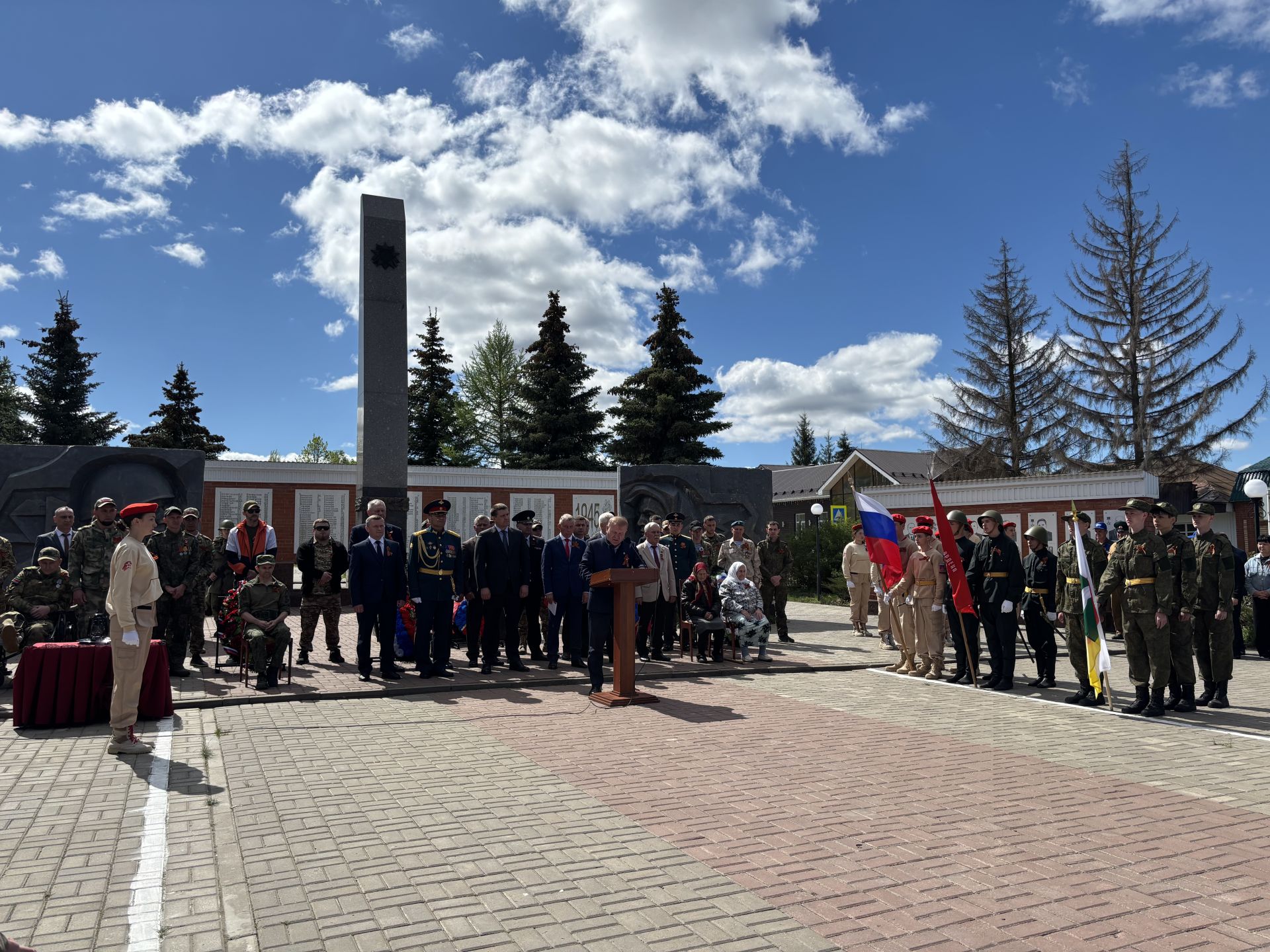 В Дрожжановском районе зажгли «Огонь памяти»