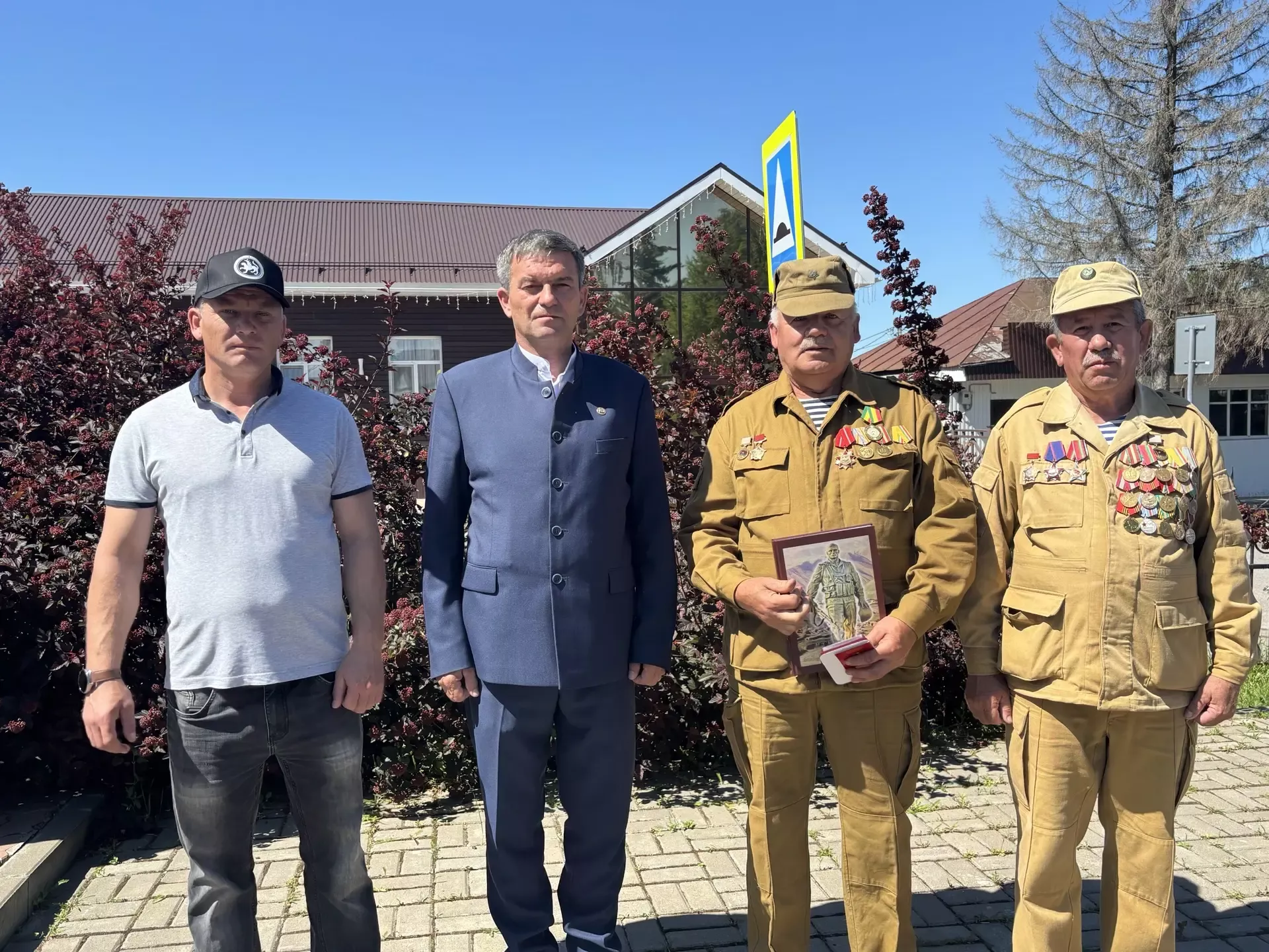 В Дрожжановском районе отметили день ветеранов боевых действий