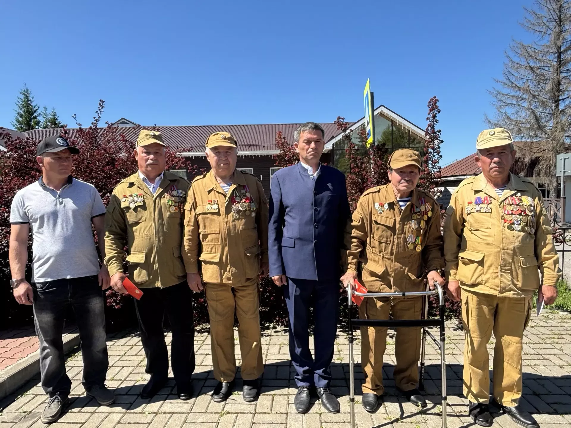 В Дрожжановском районе отметили день ветеранов боевых действий