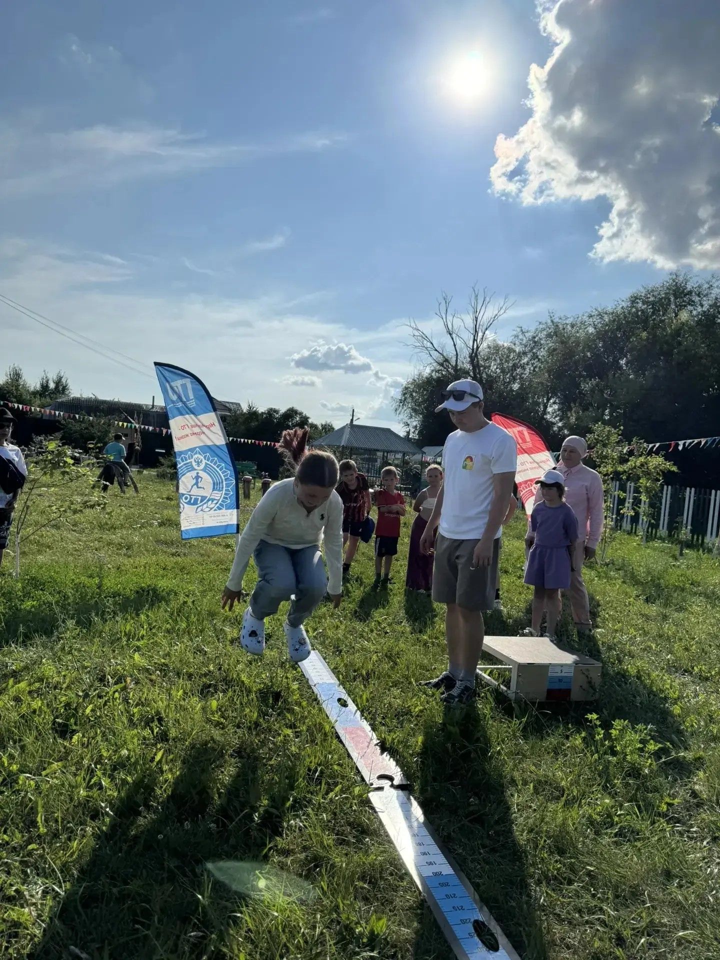 В День села в Новых Ишлях Дрожжановского района работала мобильная площадка ГТО