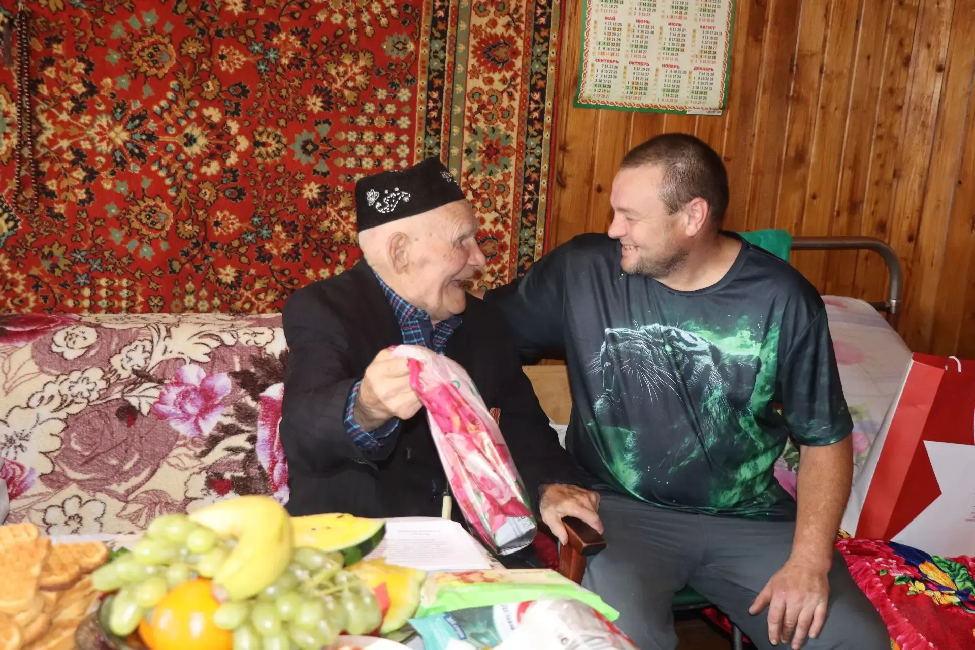 95-летний юбилей труженика тыла из Татарских Тюков