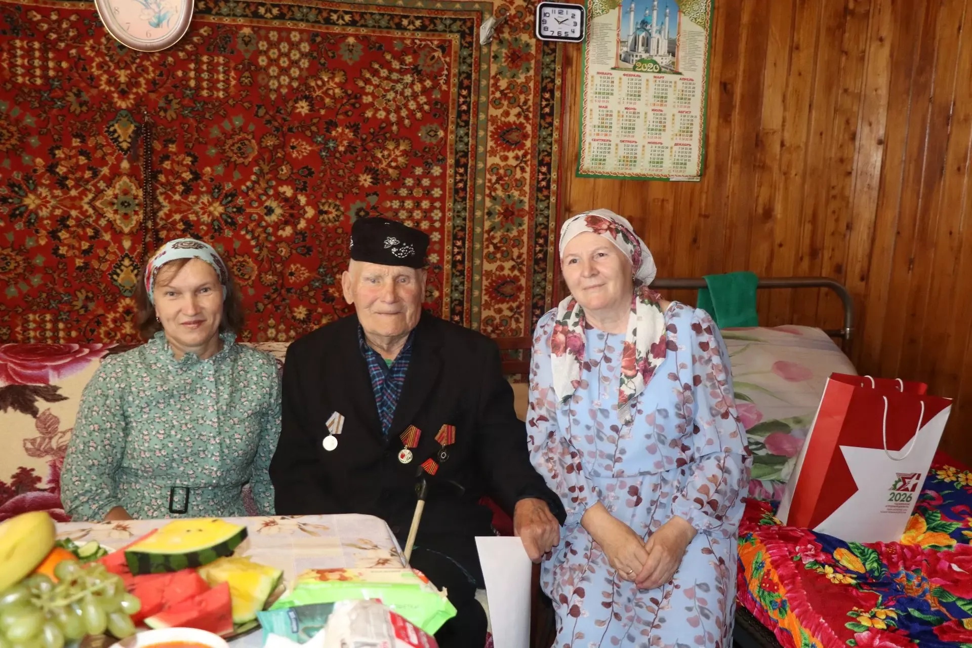 95-летний юбилей труженика тыла из Татарских Тюков