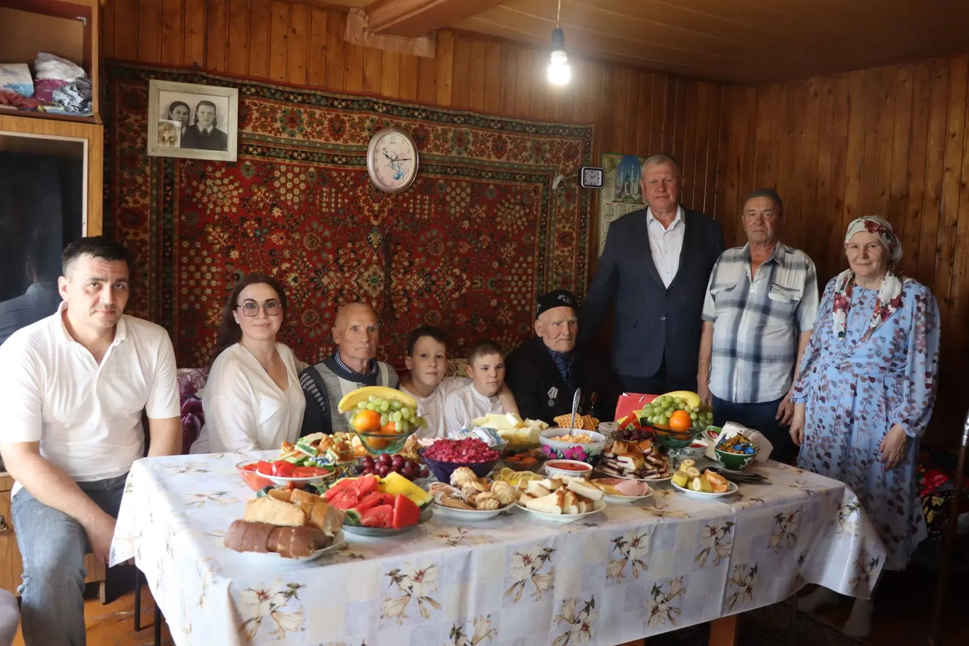 95-летний юбилей труженика тыла из Татарских Тюков