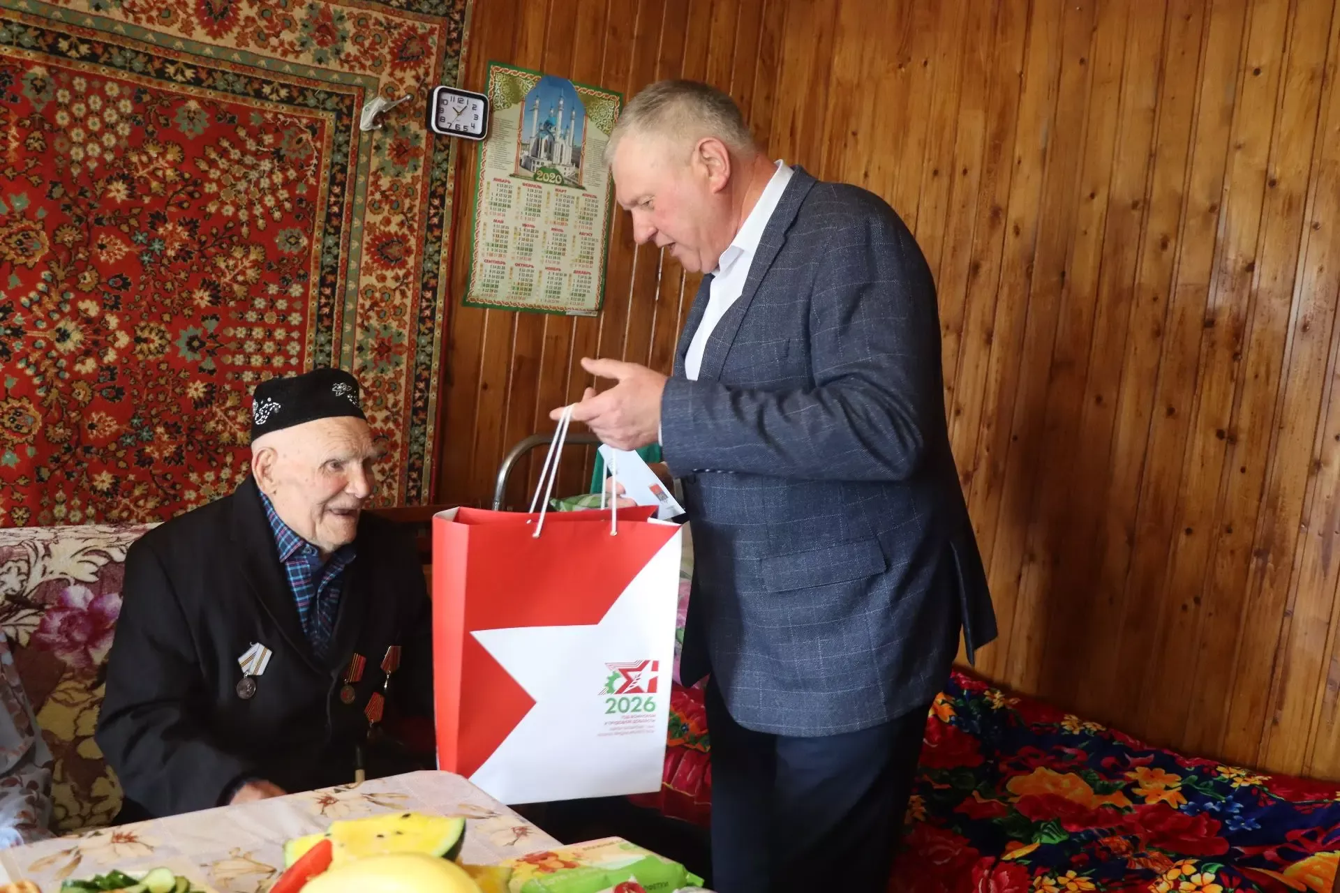 95-летний юбилей труженика тыла из Татарских Тюков