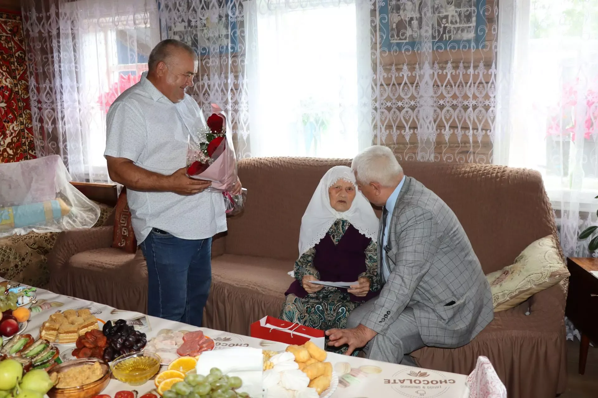 Жительница села Малая Цильна Дрожжановского района отметила свой 95-летний юбилей