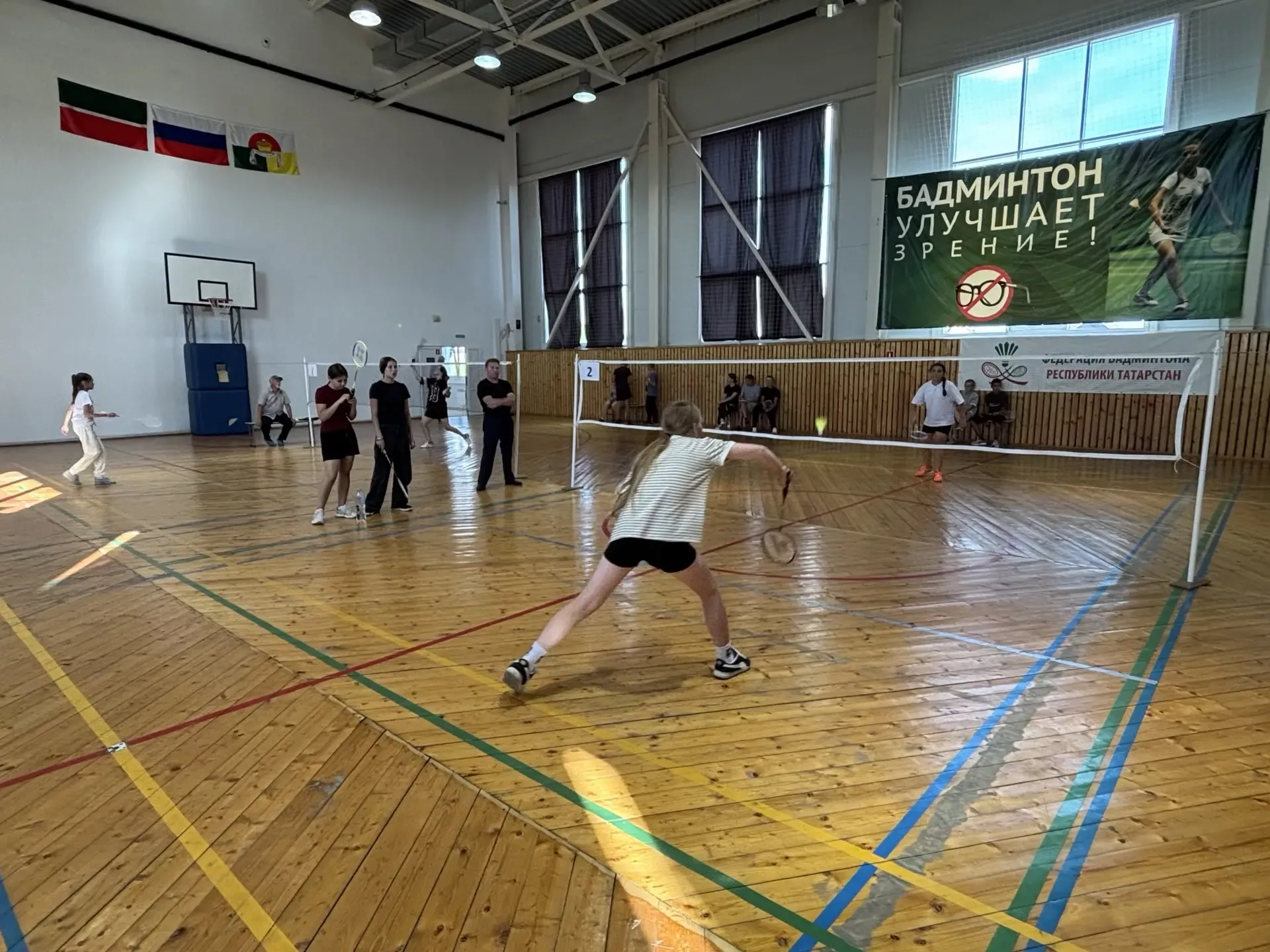 Спортивный десант: бадминтон, футбол и ГТО собрали сельские команды района