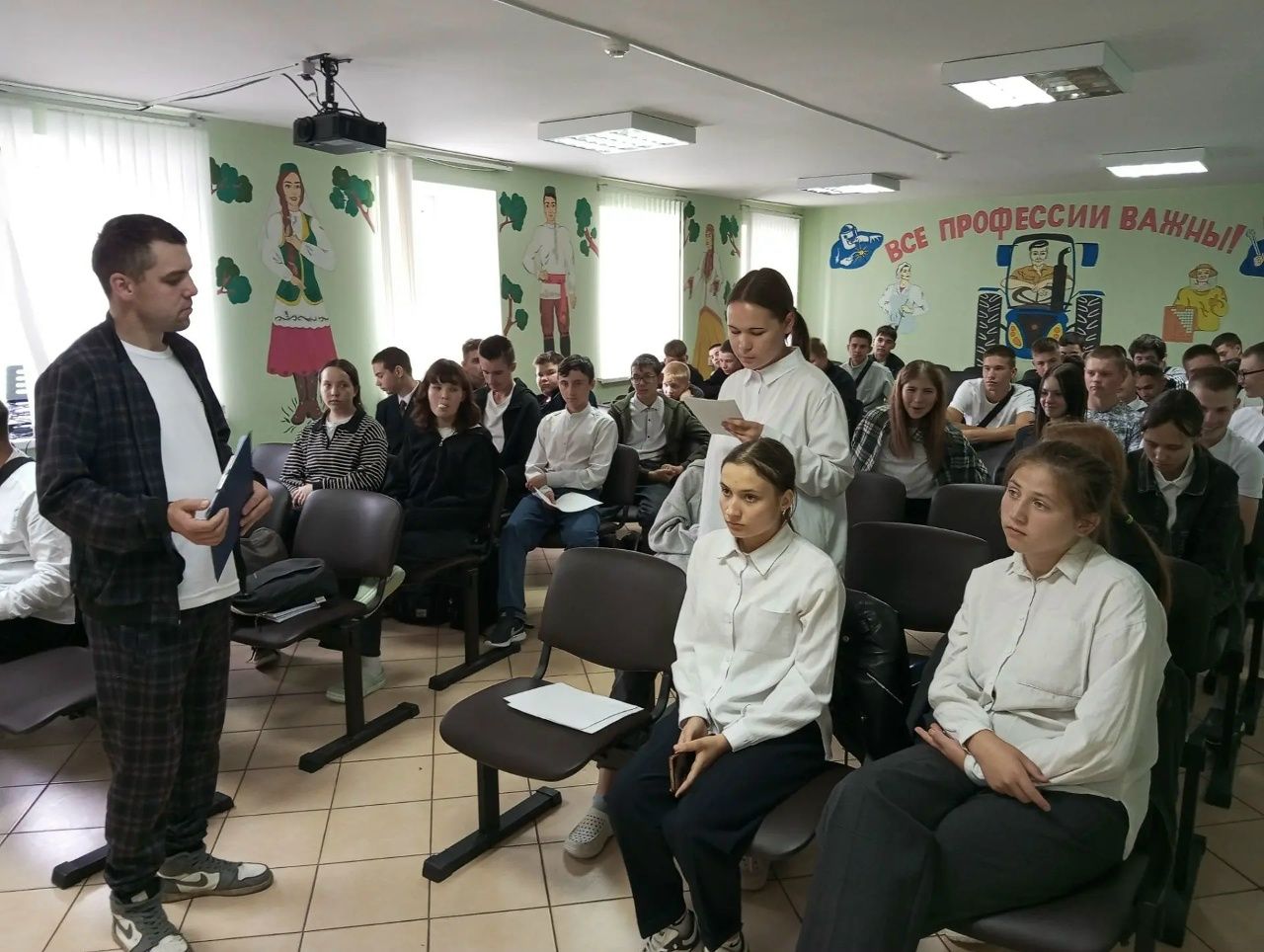 Педагоги «Созидание» Дрожжановского района провели практическое занятие для студентов