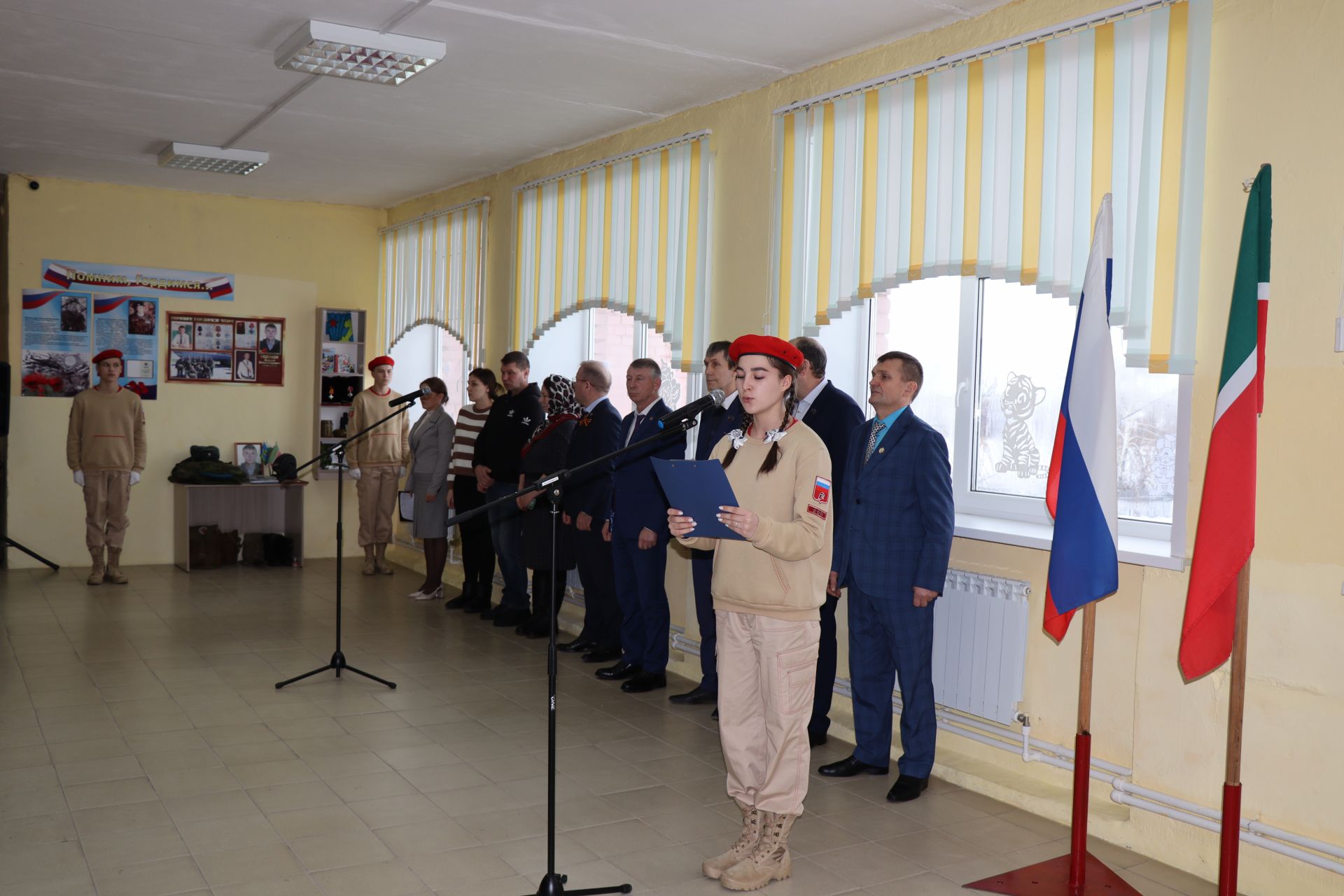 Ещё в двух школах Дрожжановского района появились мемориалы памяти погибшим в СВО