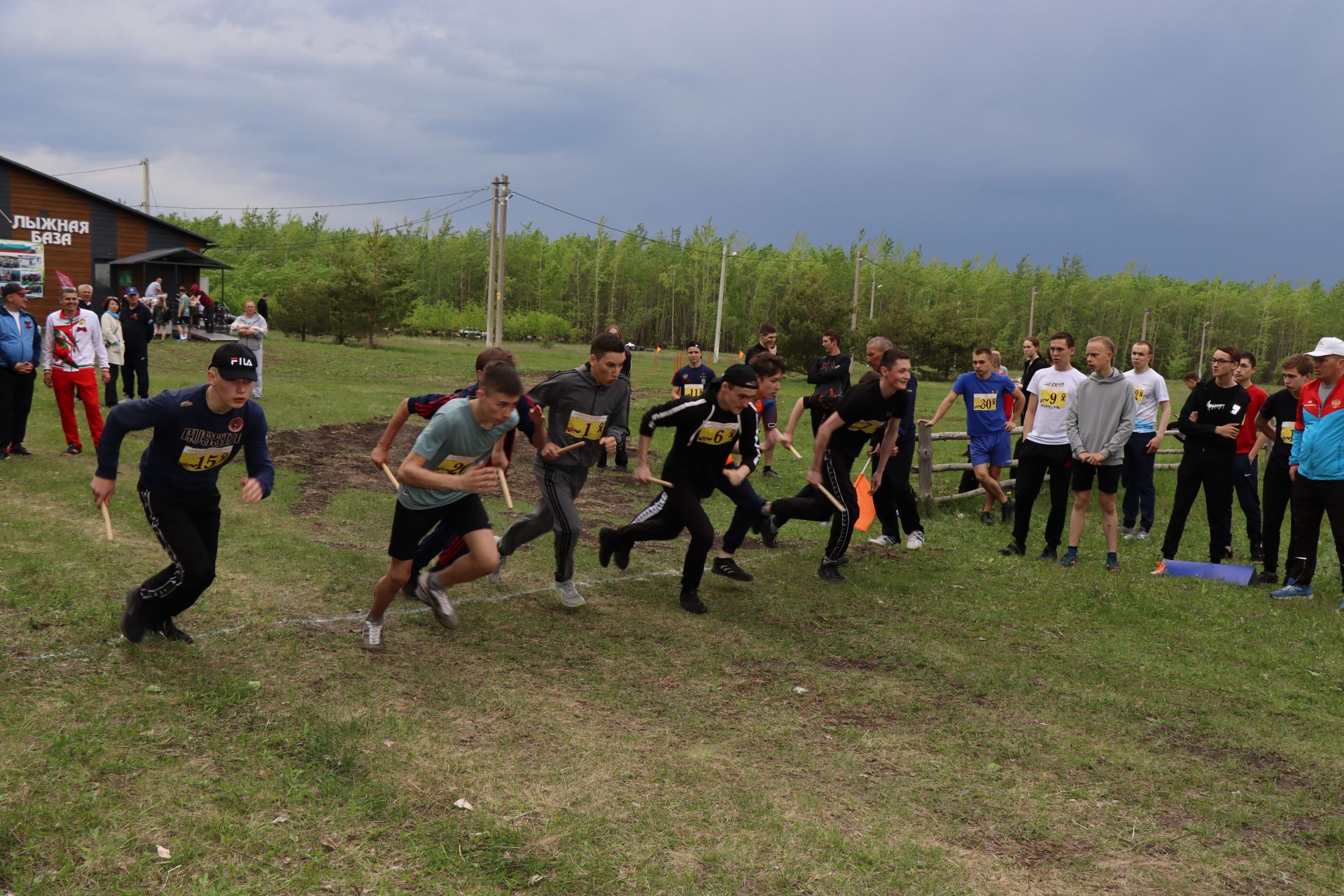 Легкоатлетическая эстафета "Вперед к Победе!" в Дрожжаном-2023