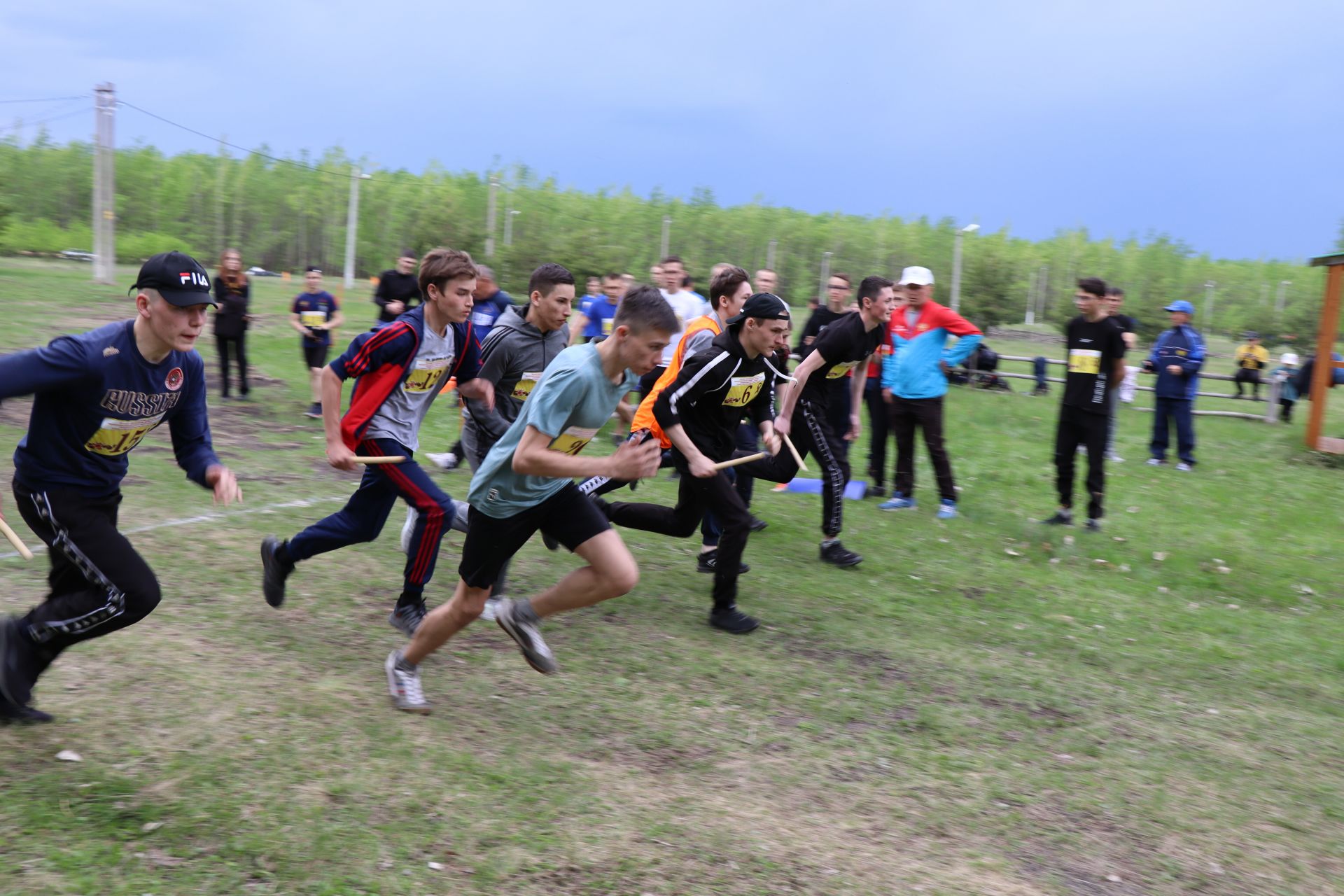 Легкоатлетическая эстафета "Вперед к Победе!" в Дрожжаном-2023