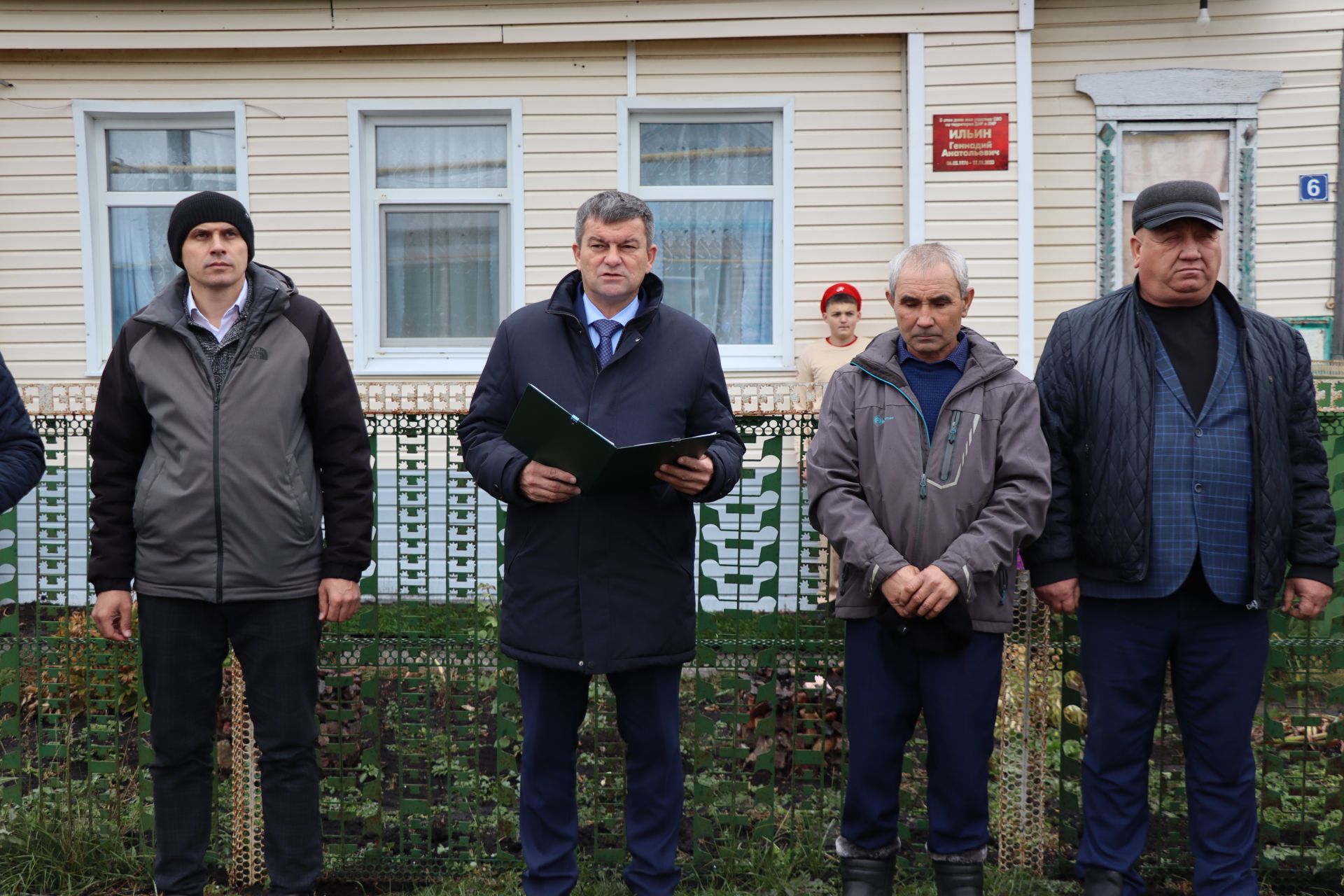 В Дрожжановском районе РТ увековечили память, участника СВО Геннадия Ильина