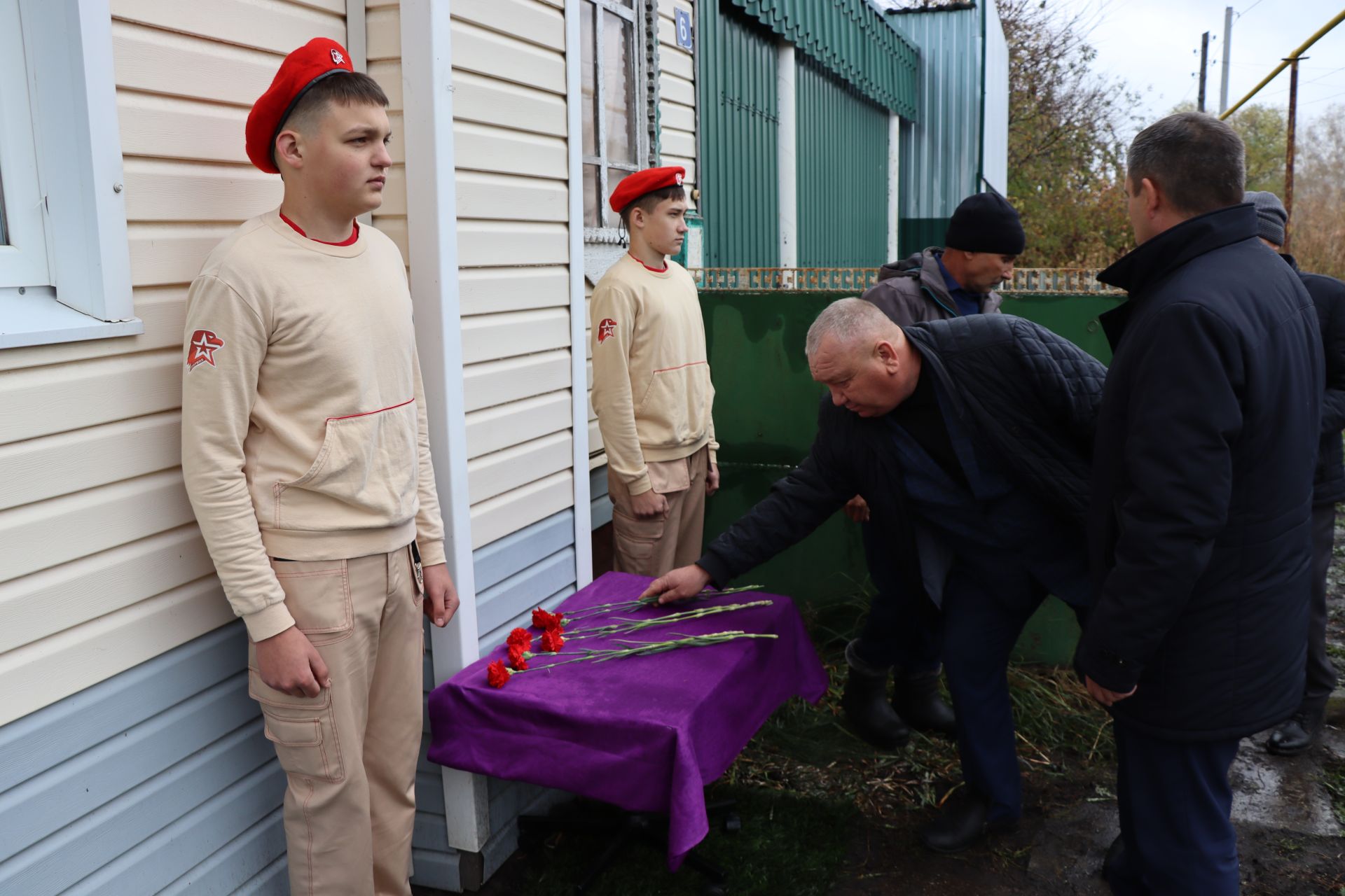 В Дрожжановском районе РТ увековечили память, участника СВО Геннадия Ильина