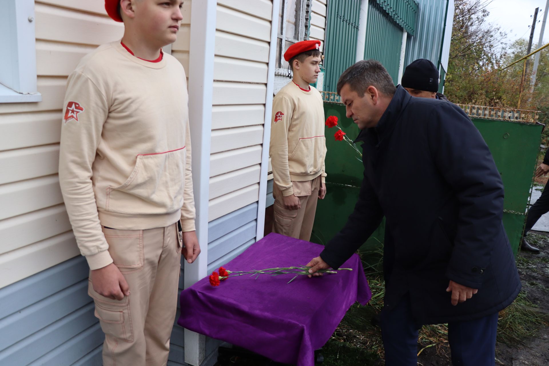 В Дрожжановском районе РТ увековечили память, участника СВО Геннадия Ильина