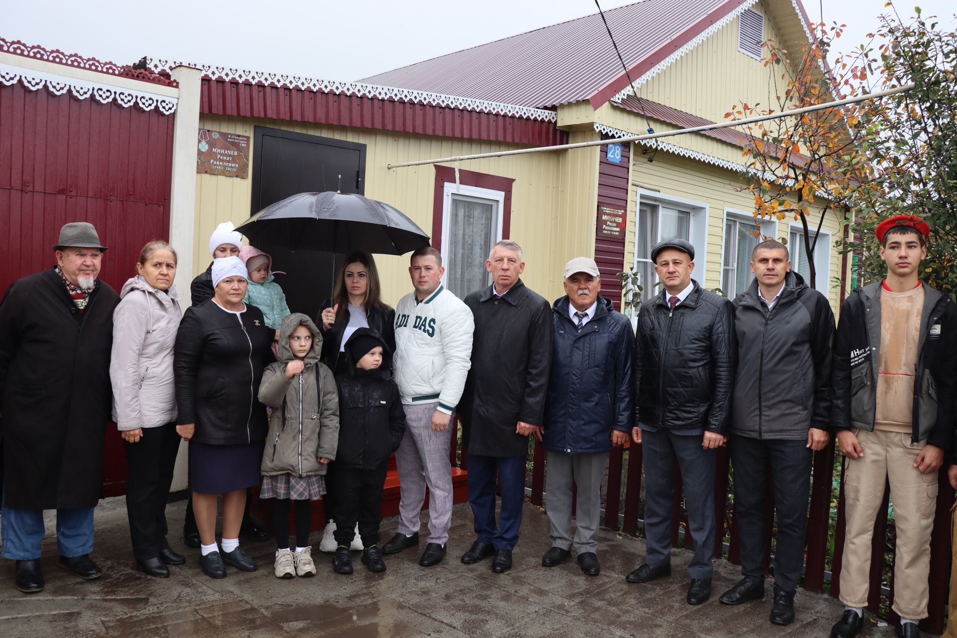 В Дрожжановском районе РТ увековечили память, участника СВО Рената Миначева