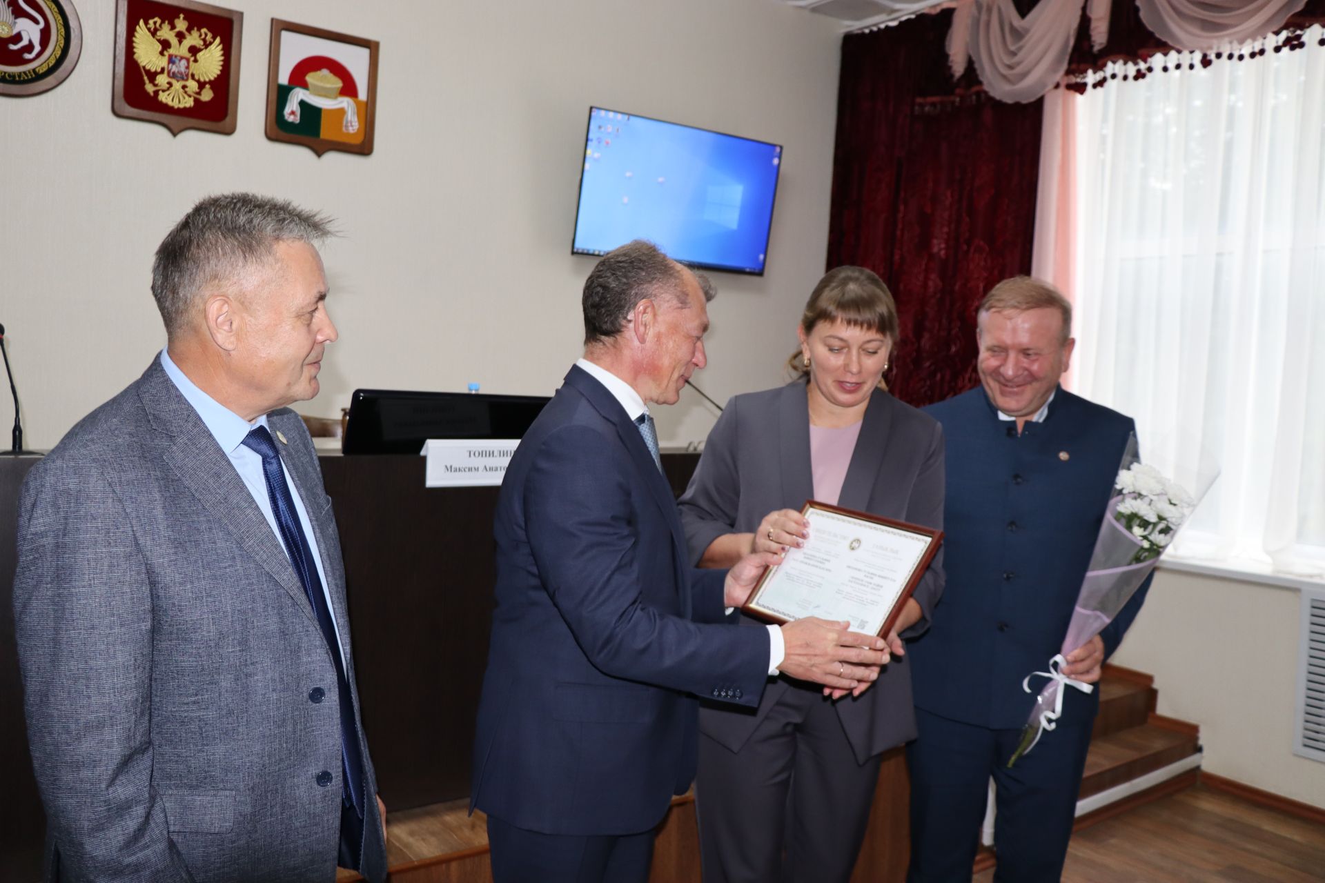 Встреча с трудовым коллективом ЦРБ Дрожжановского района -2026