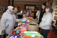 В Дрожжановском районе прошла выставка-продажа поделок людей с ОВЗ