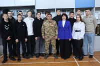 В Дрожжановском районе  прошла встреча с участником СВО, который прибыл в краткосрочный отпуск