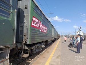В Казани на территории ж\д вокзала развернули пункт отбора на службу по контракту