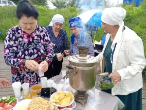 Пенсионеры Дрожжановского района провели тёплую встречу «Җәй» у пруда «Приказ»