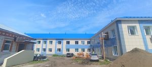 Продолжается капитальный ремонт здания поликлиники Дрожжановской центральной районной больницы