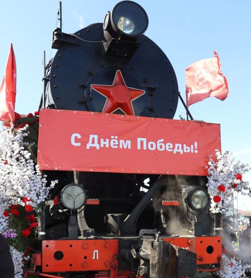 80 лет Победы: как встречали поезд Победы на станции Бурундуки в Дрожжановском районе