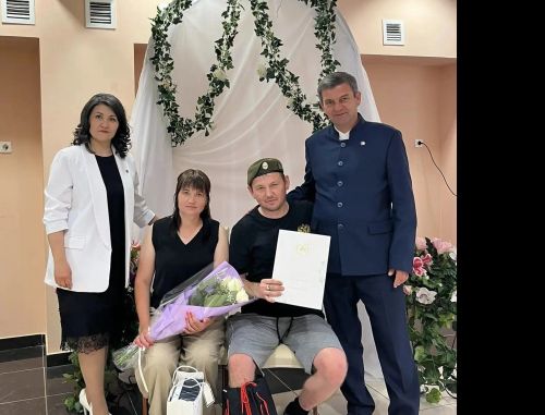 Чүпрәледә махсус хәрби операция ветераны Алексей Кудяршов өйләнде