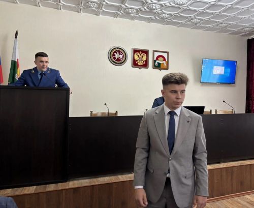 В Дрожжановском районе назначен новый помощник прокурора