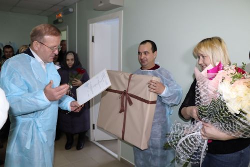 В Дрожжановском районе из роддома выписали первого малыша рожденного в 2023 году