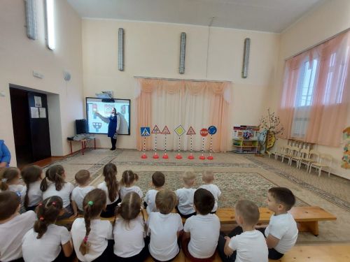 В детских садах Дрожжановского района РТ проходят занятия по ПДД